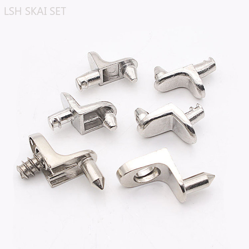 Furniture Hardware Display - 20pcs Cabinet Movable Laminated Bracket Zinc