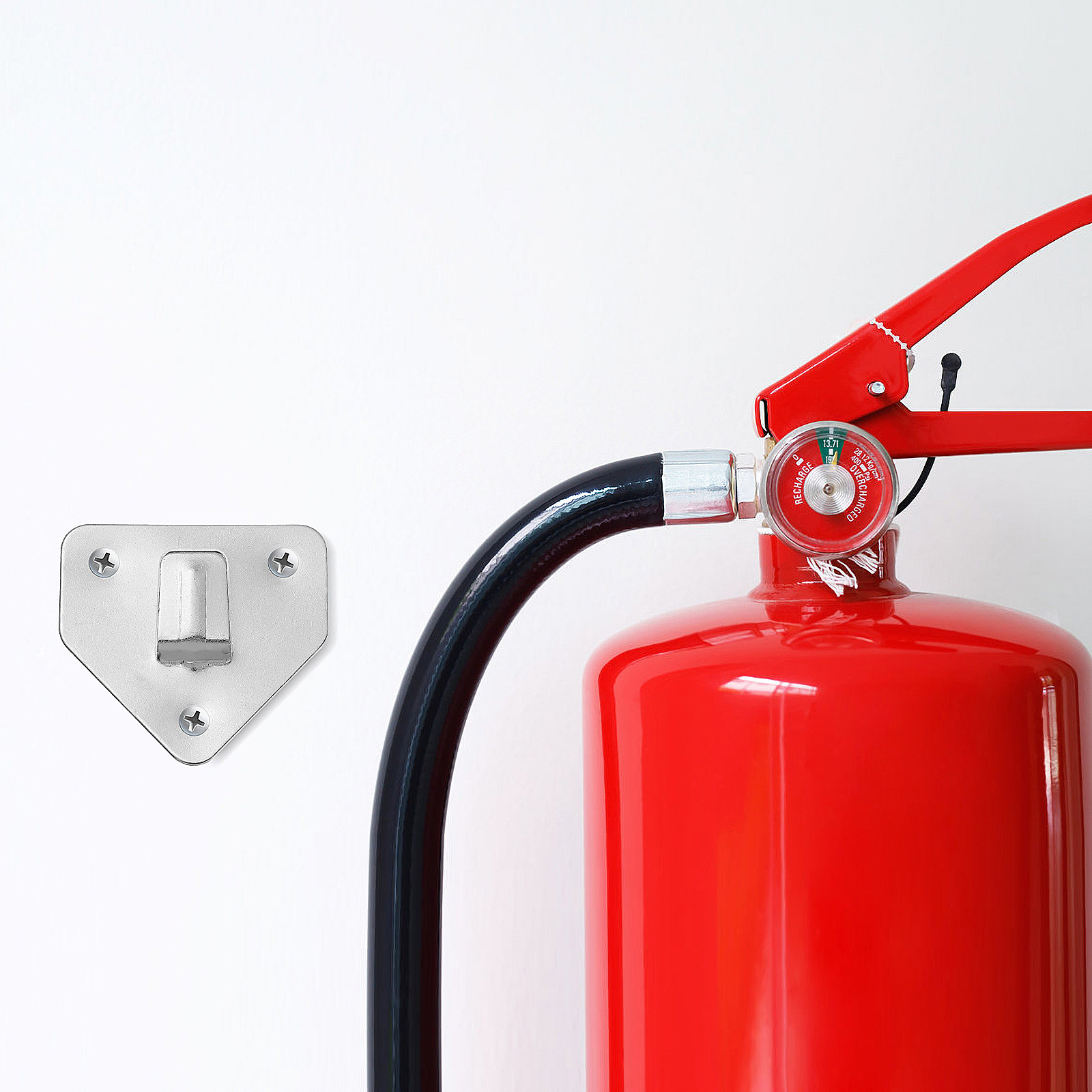 Furniture Hook Hardware - 8pcs Set Fire-extinguisher Triangular Mounting Brackets