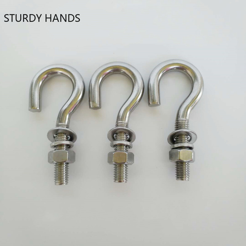 2pcs Stainless Steel Hanging H - Furniture Hook Hardware ulasan dan harga