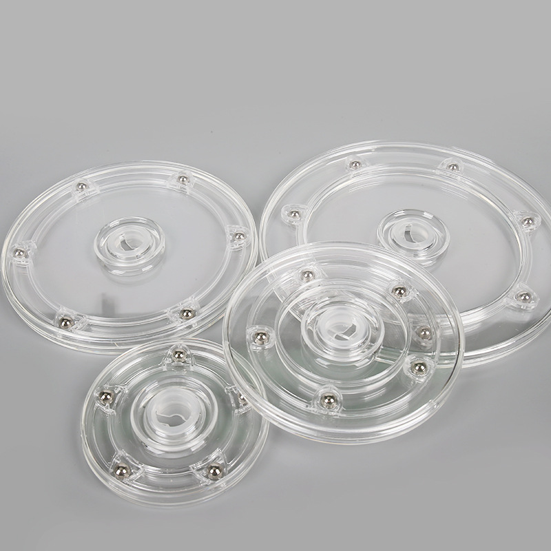 Turntable Acrylic 360 Rotating - Furniture Hardware Display ulasan dan harga