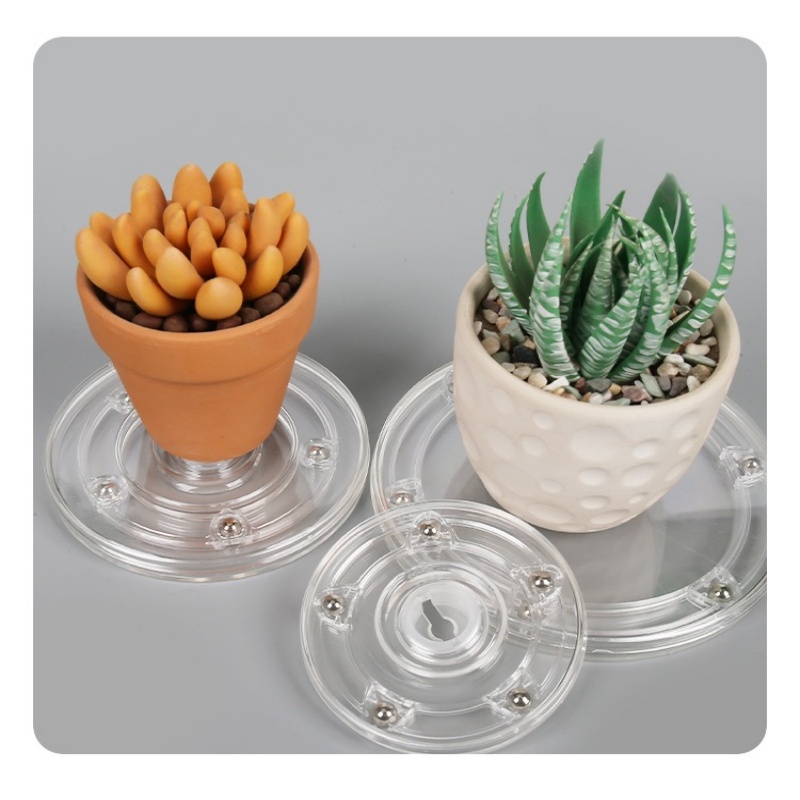 Turntable Acrylic 360 Rotating - Furniture Hardware Display ulasan dan harga