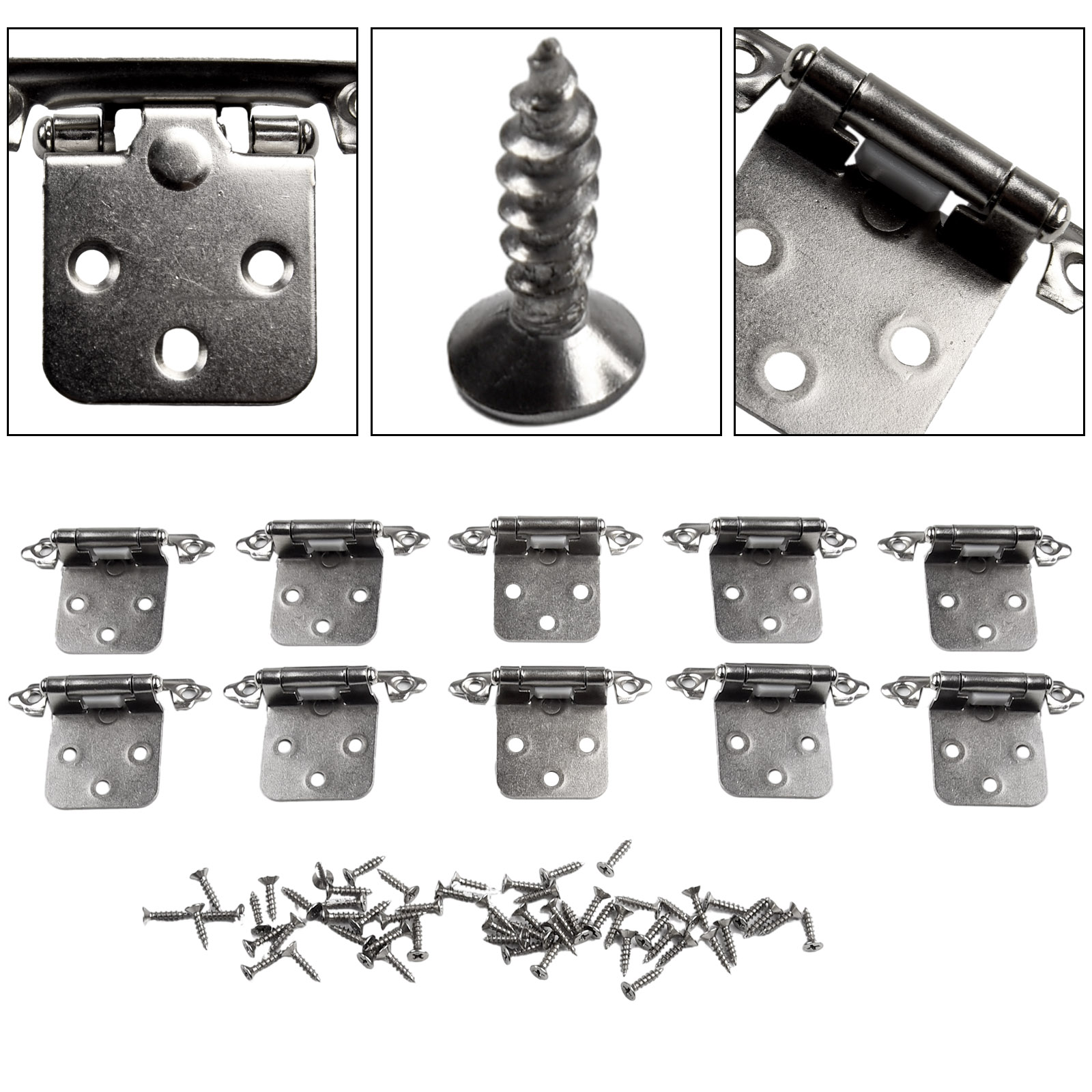 Kitchen Doors Hinges 10pcs Cab - Furniture Hardware Screws ulasan dan harga