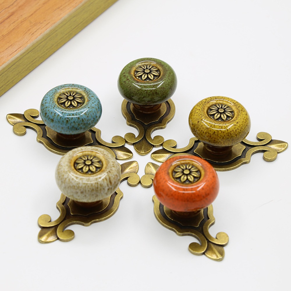 Creative Single Hole Ceramic K - Furniture Hardware Antique ulasan dan harga