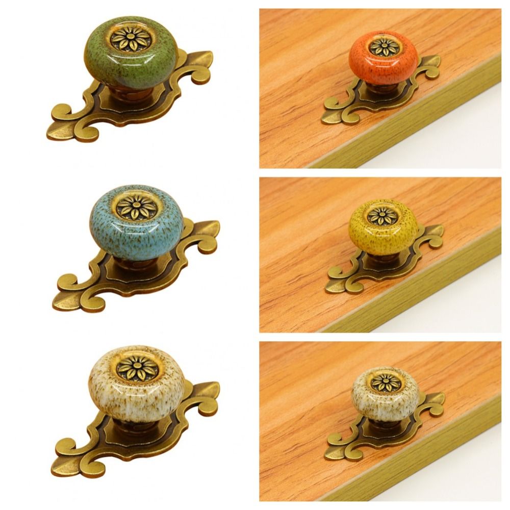 Creative Single Hole Ceramic K - Furniture Hardware Antique ulasan dan harga