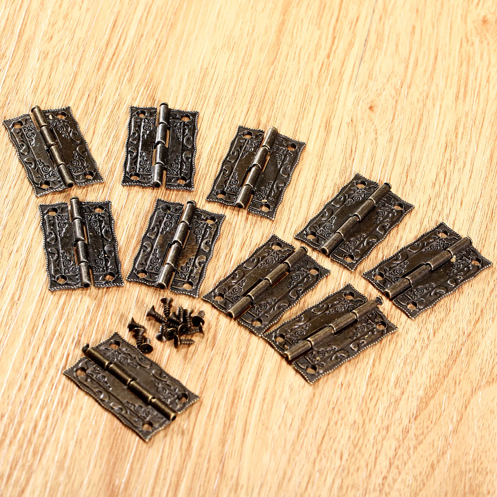 10pcs Hinges 36*23mm Iron Anti - Furniture Hardware Antique ulasan dan harga