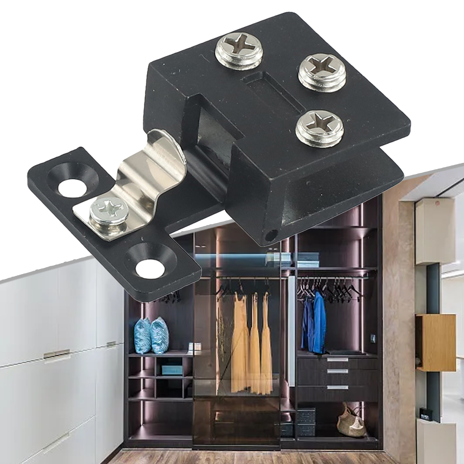 Punch-free Wine Cabinet Glass  - Furniture Hardware Display ulasan dan harga