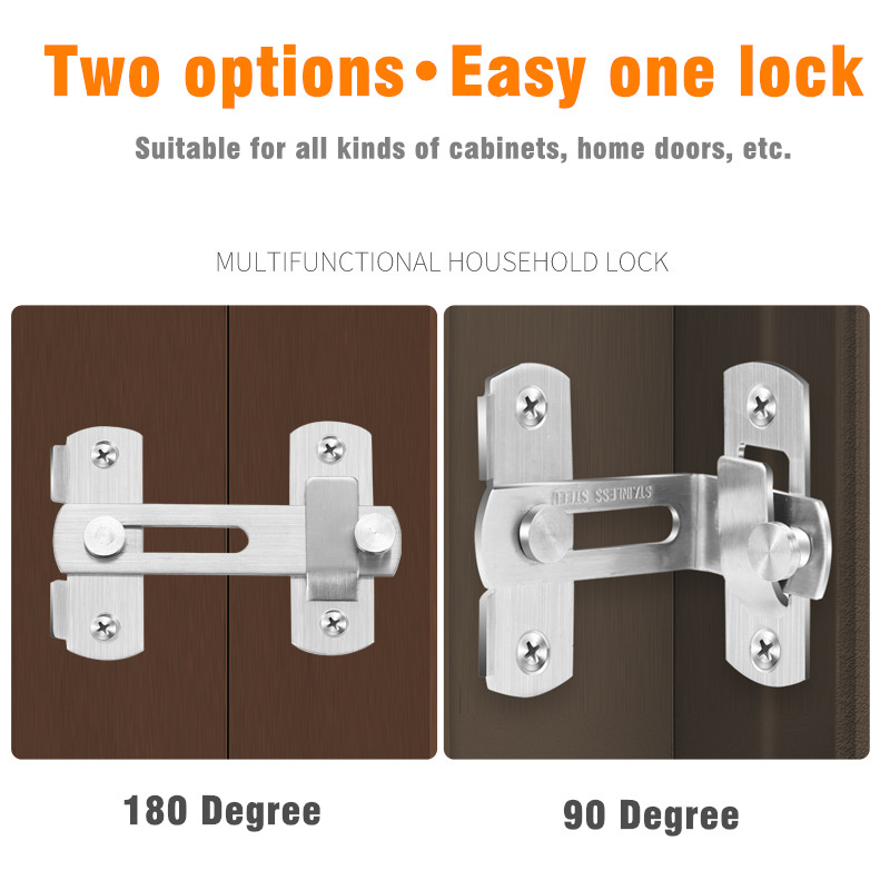 90/180 Degree Door Latches Has - Barrel Bolt Slide ulasan dan harga