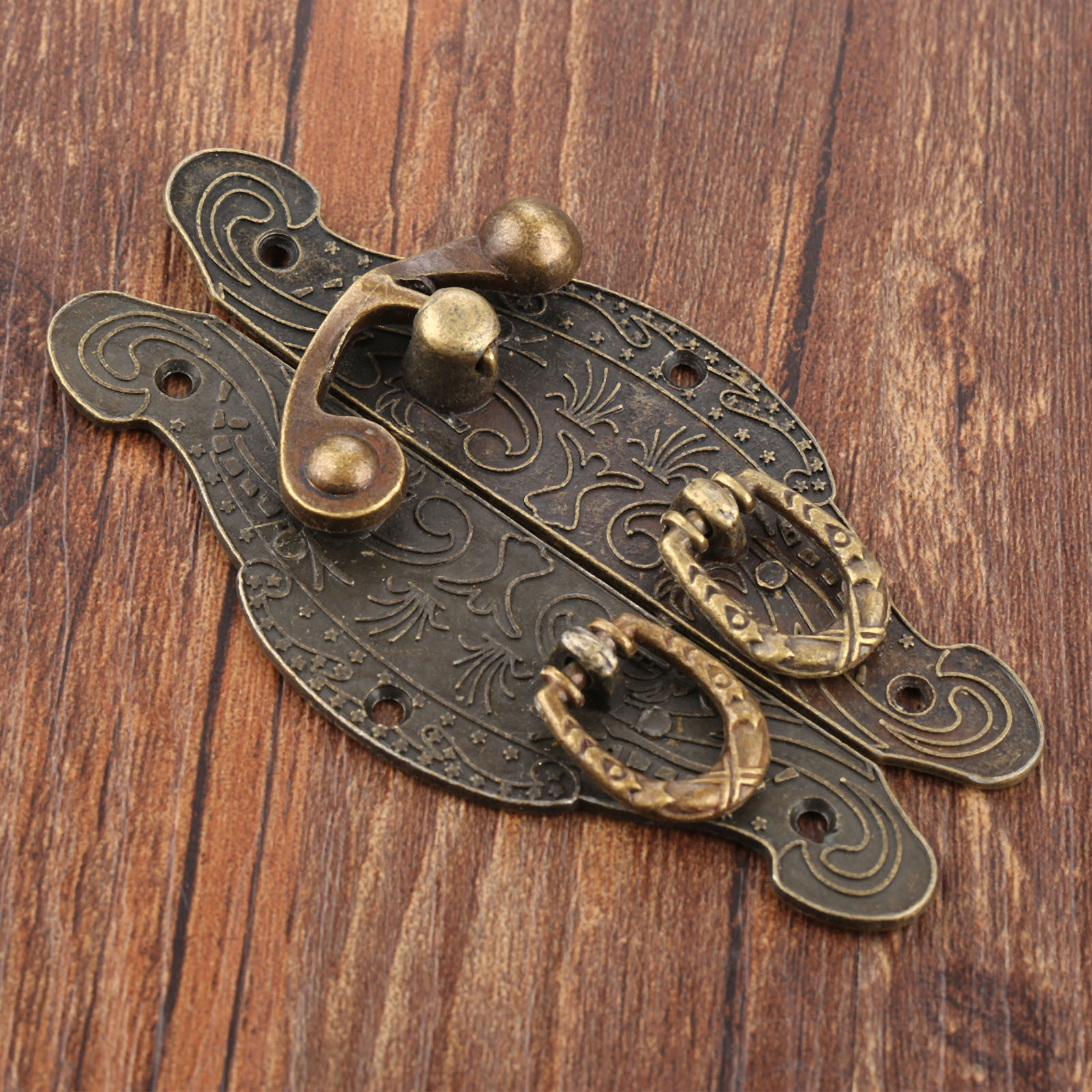 1PC Antique Box Latch Hasp Vin - Furniture Hook Hardware ulasan dan harga