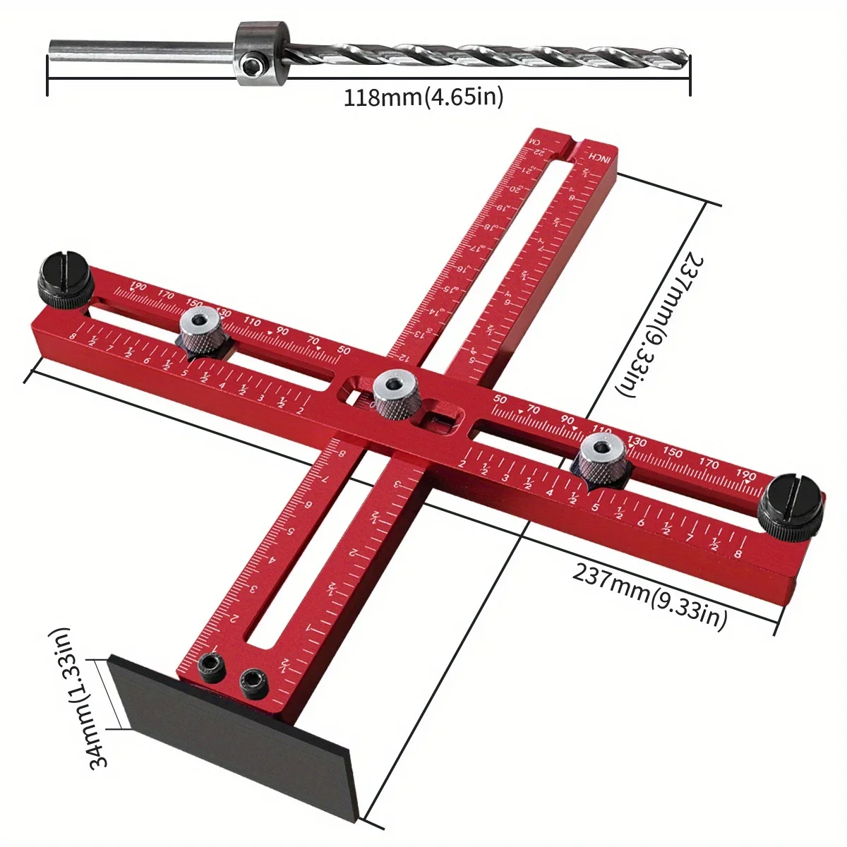 Cabinet Hardware Jig Aluminum  - Furniture Hardware Knobs ulasan dan harga