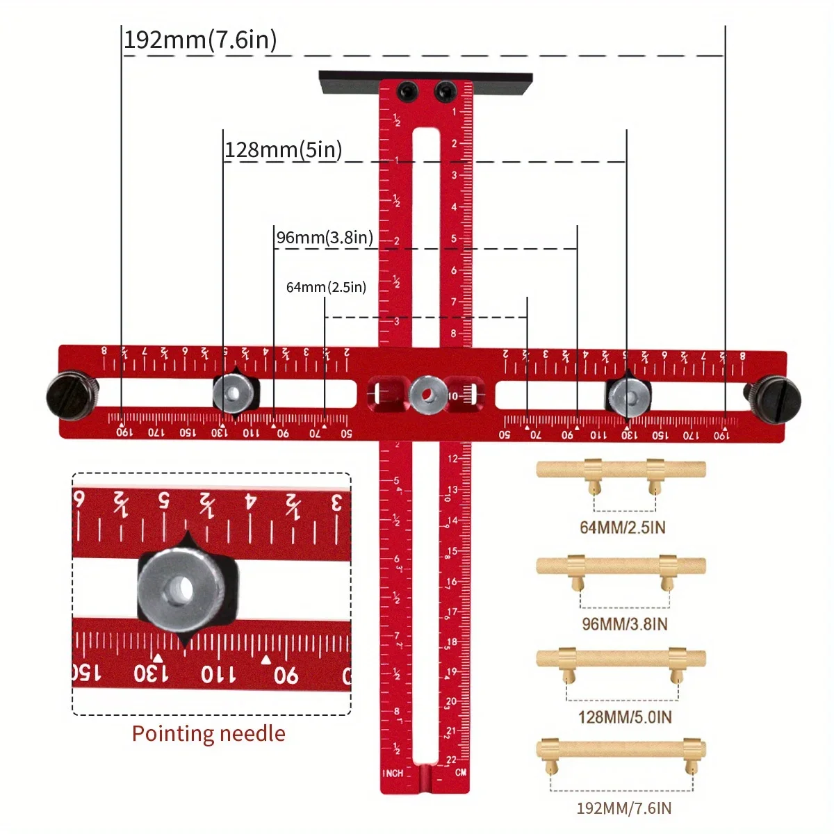 Cabinet Hardware Jig Aluminum  - Furniture Hardware Knobs ulasan dan harga