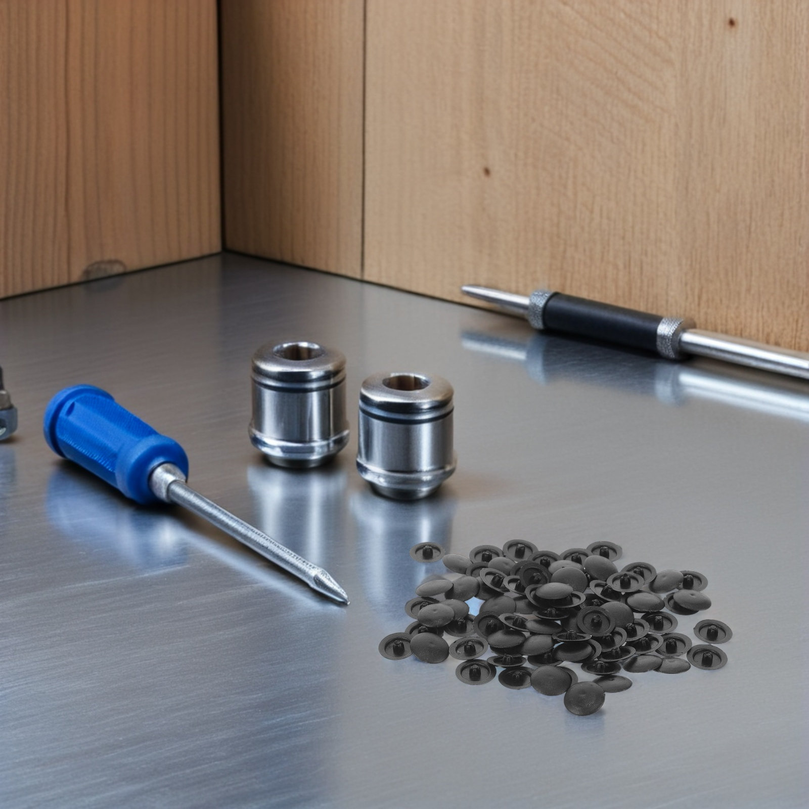 500Pcs Waterproof Black Plasti - Furniture Hardware Screws ulasan dan harga