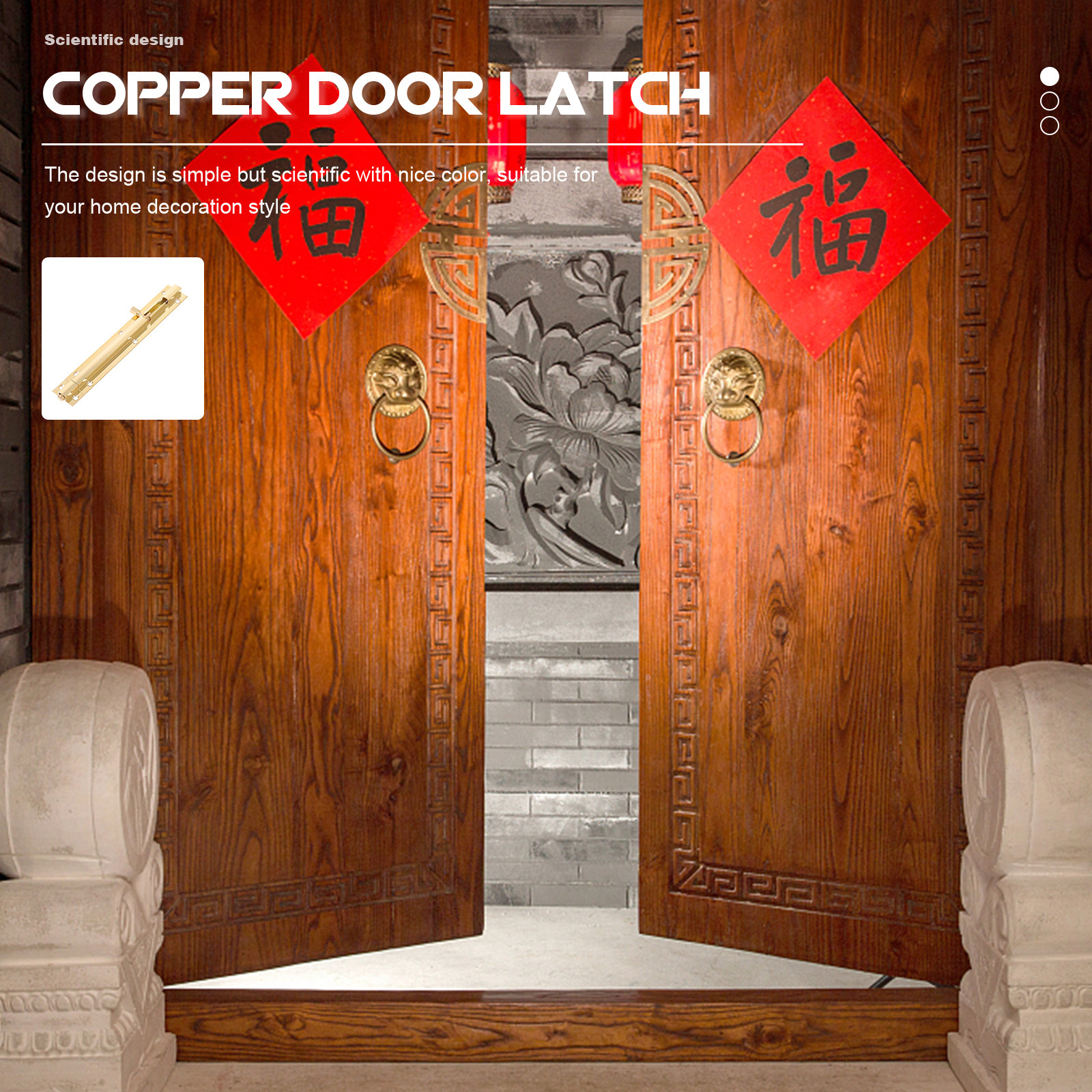 Copper Door Latch Security Sli - Barrel Bolt Slide ulasan dan harga