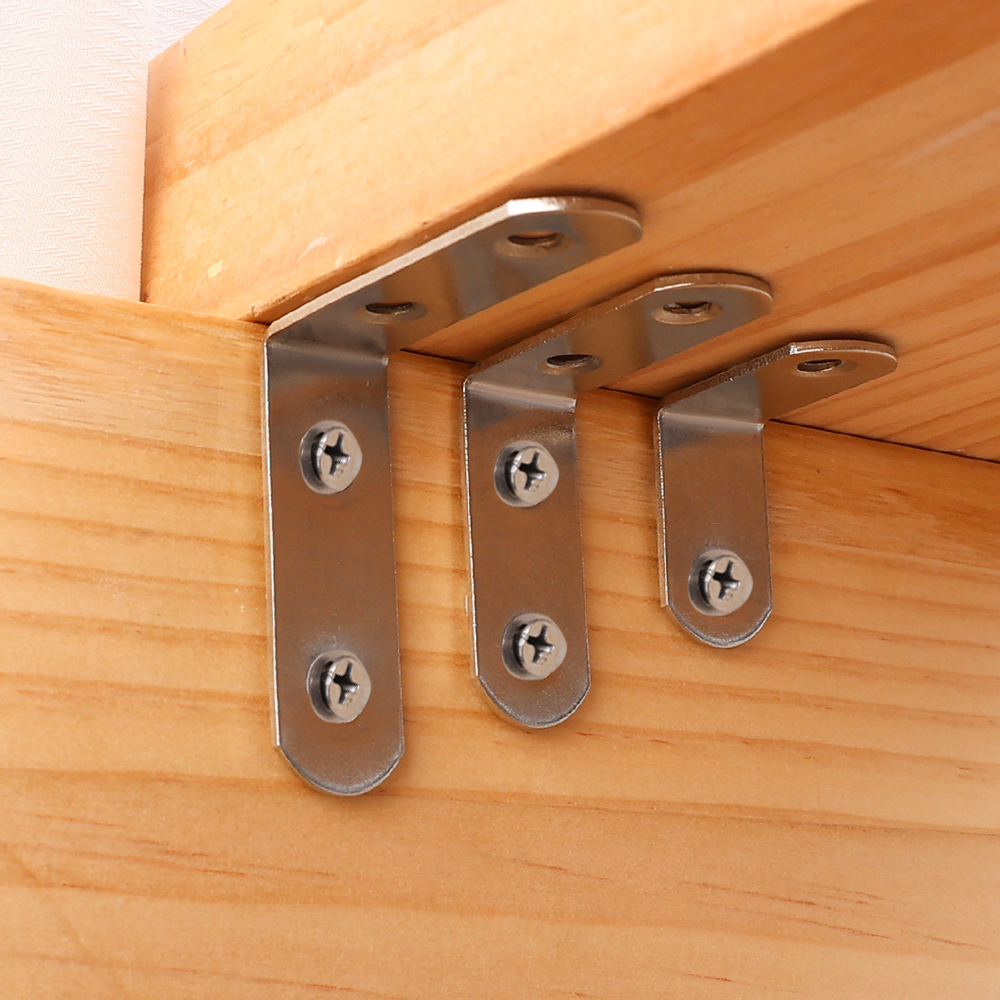 1/20pc Right Angle Bracket wit - Furniture Hardware Screws ulasan dan harga