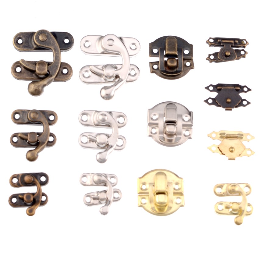 5x Antique Metal Lock Decorati - Furniture Hook Hardware ulasan dan harga