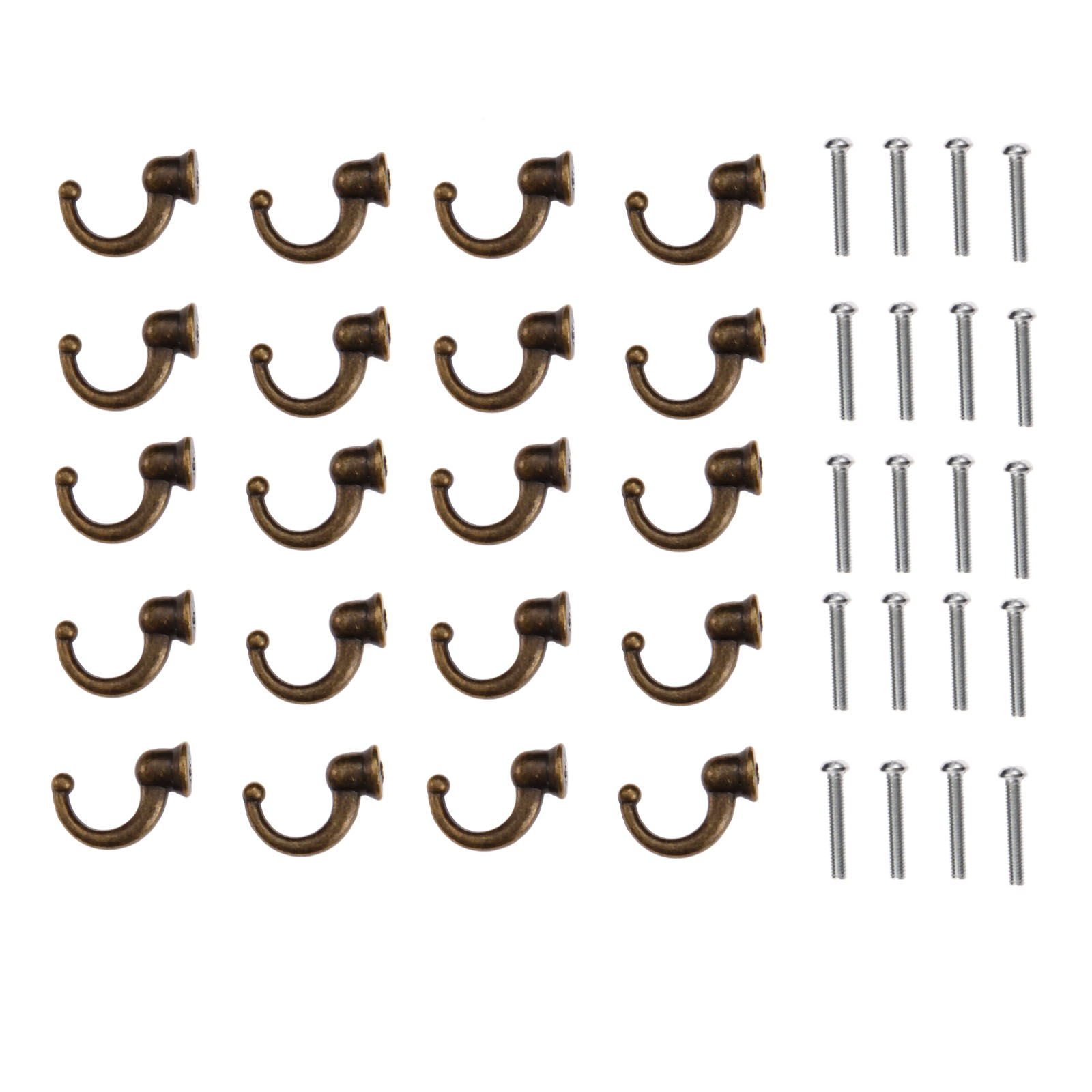 20pcs 29*20*12mm Antique Bronz - Furniture Hardware Screws ulasan dan harga