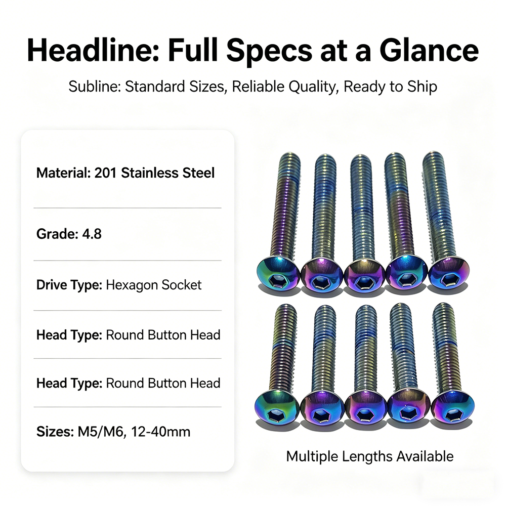 5pcs 201 Stainless Steel Round - Furniture Grade Hardware ulasan dan harga