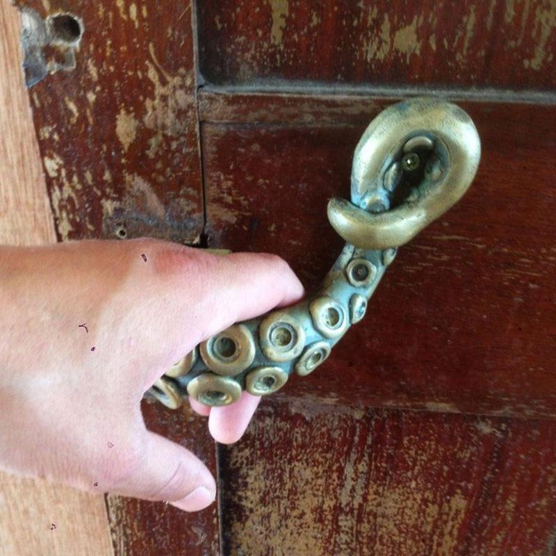 Vintage Octopus Door Knob Outd - Furniture Hardware Knobs ulasan dan harga