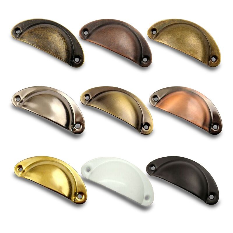 10Pcs Retro Metal Kitchen Draw - Furniture Hardware Antique ulasan dan harga