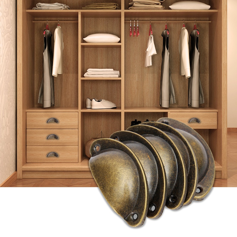 10Pcs Retro Metal Kitchen Draw - Furniture Hardware Antique ulasan dan harga