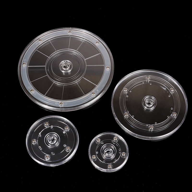Turntable Transparent Acrylic  - Furniture Hardware Display ulasan dan harga