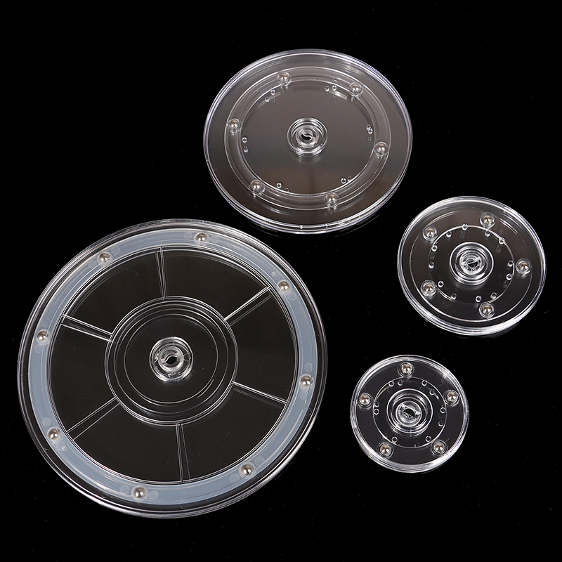 Turntable Transparent Acrylic  - Furniture Hardware Display ulasan dan harga